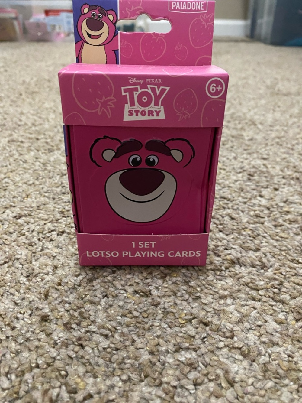 Disney Pixar Toy Story Lotso Pink Playing Cards - Official Kids Set
